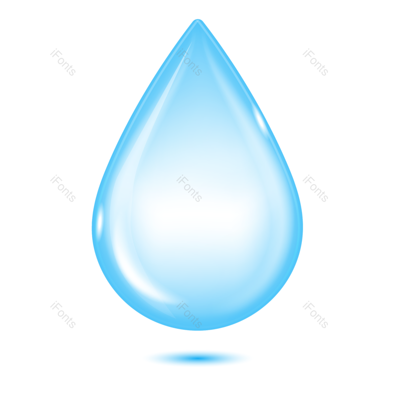 蓝色图片,水滴元素,PNG,免抠素材